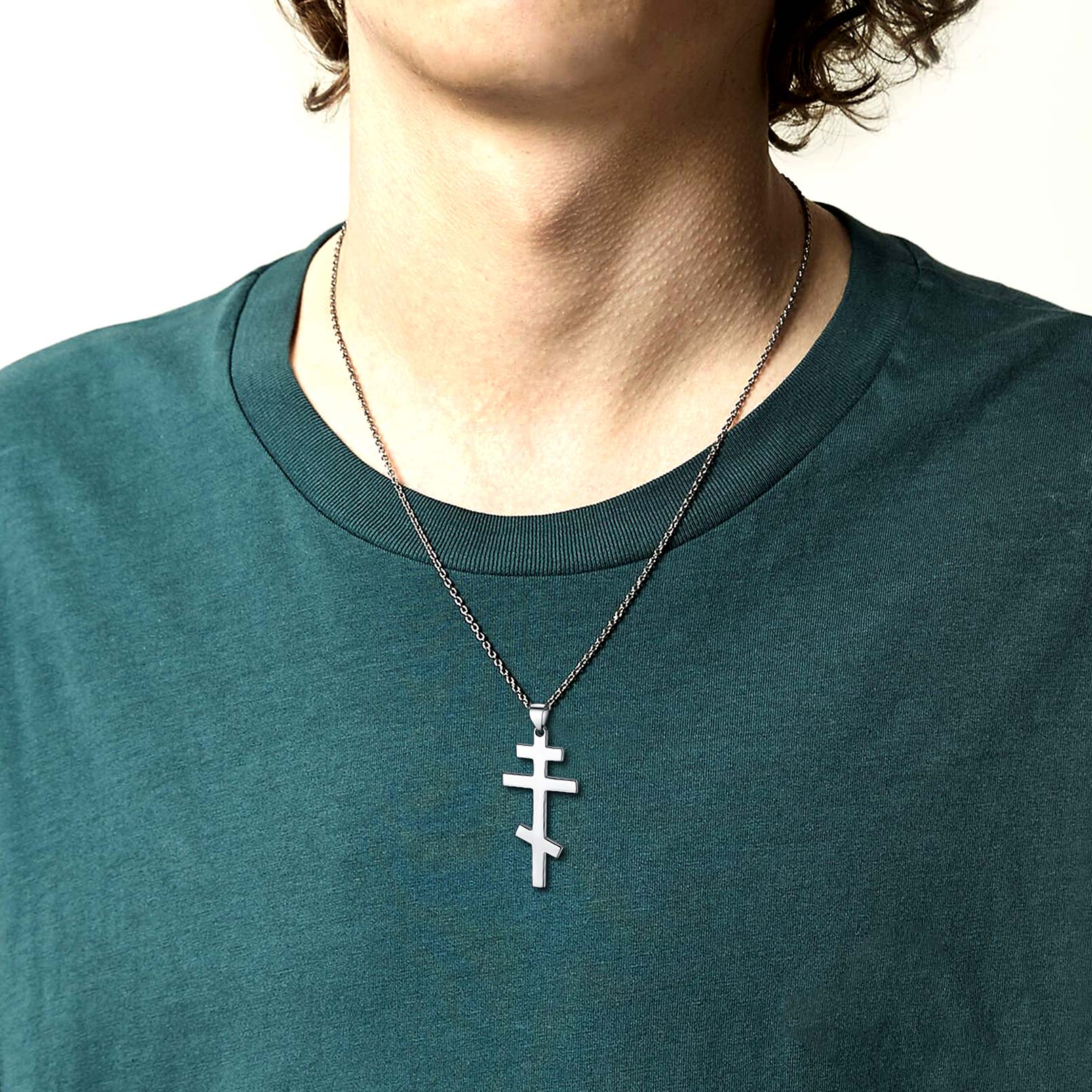 Necklace Styled with Casual Outfit – Everyday Religious Accessory