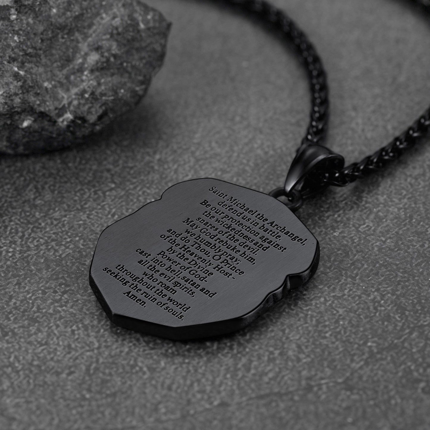 Saint Michael Pendant Necklace for Men