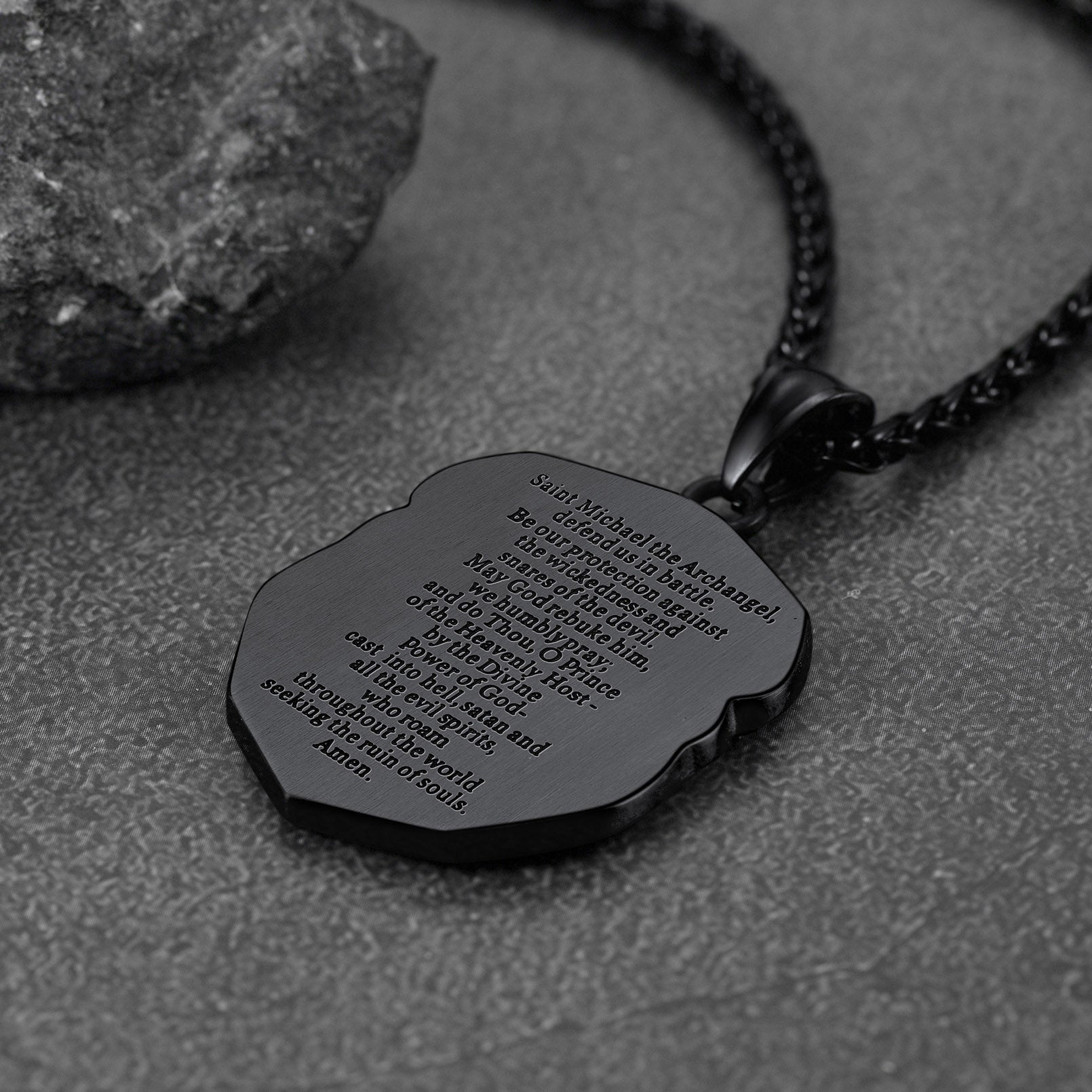 Saint Michael Pendant Necklace for Men