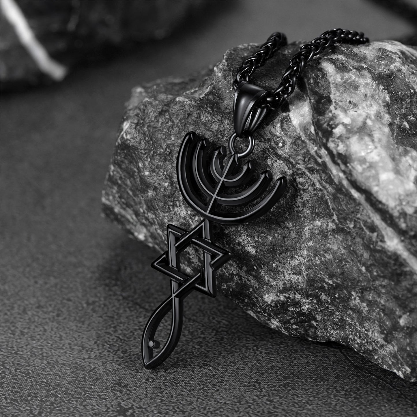 FaithHeart Messianic Seal Star of David Necklace Pendants FaithHeart
