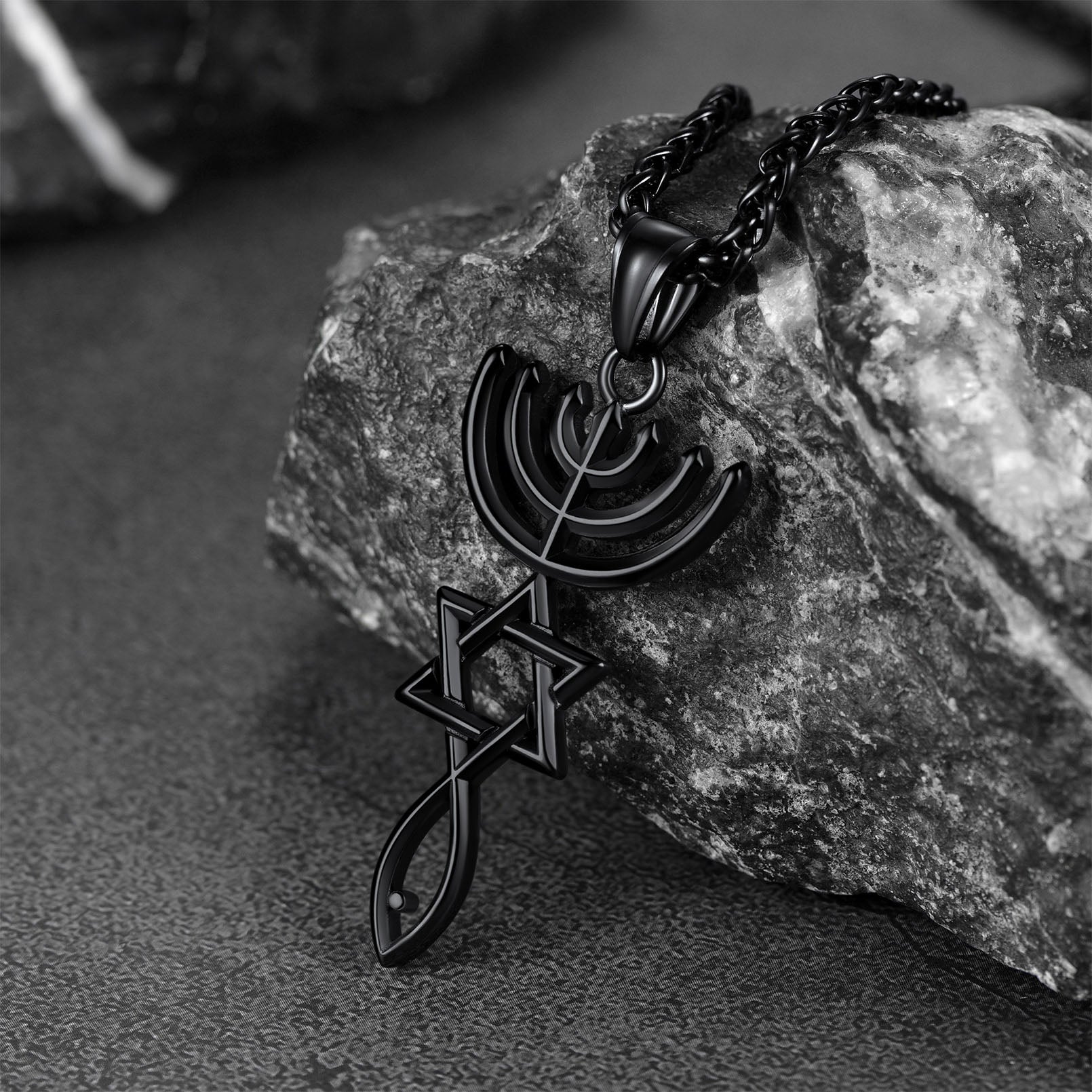 FaithHeart Messianic Seal Star of David Necklace Pendants FaithHeart