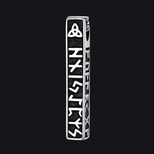 Viking Runes Bar Pendant FaithHeart Jewelryimg