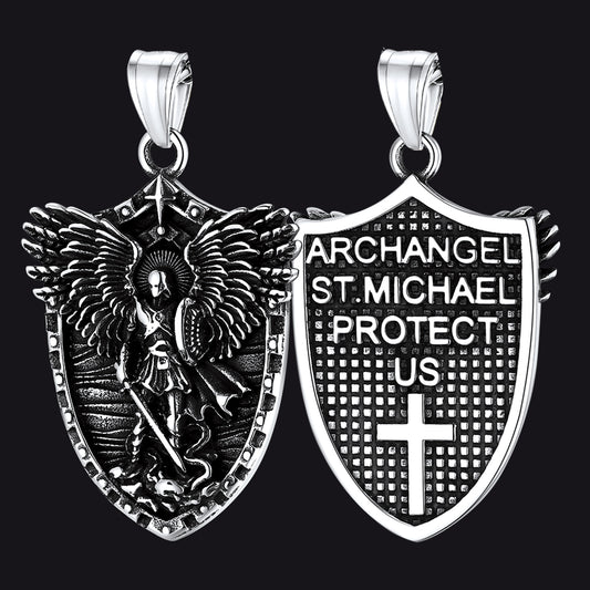 Shield of Archangel Pendant FaithHeart Jewelryimg