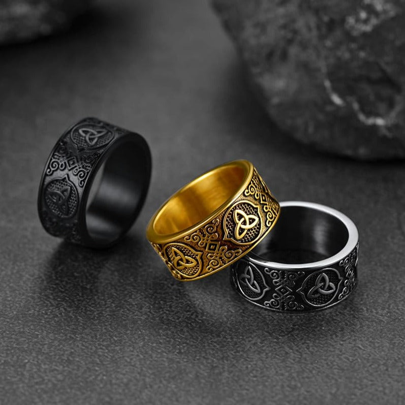 FaithHeart Celtic Knot Band Ring