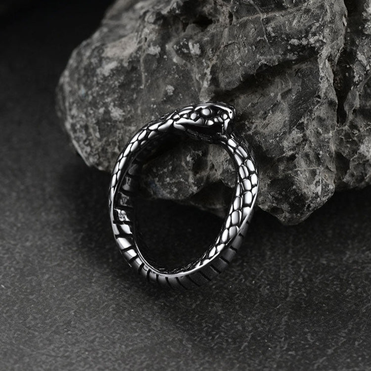 FaithHeart Snake Rings Stainless Steel Gothic Midi Ring FaithHeart