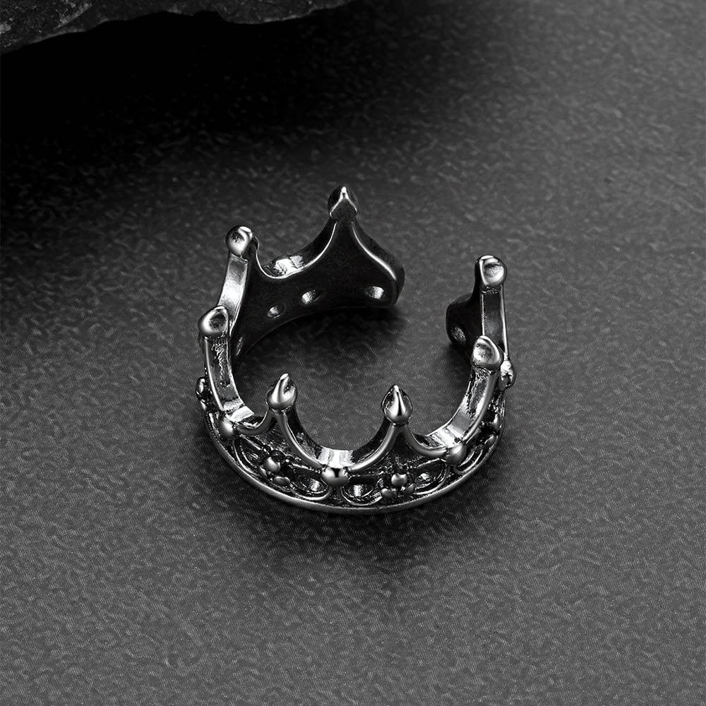 Faithheart gothic style open ring for men
