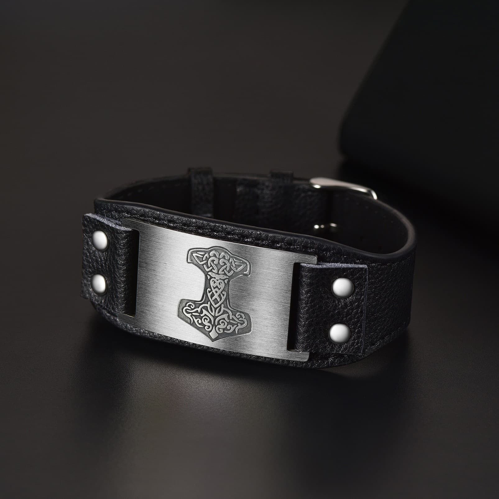 Thor's Hammer Cuff Bracelet