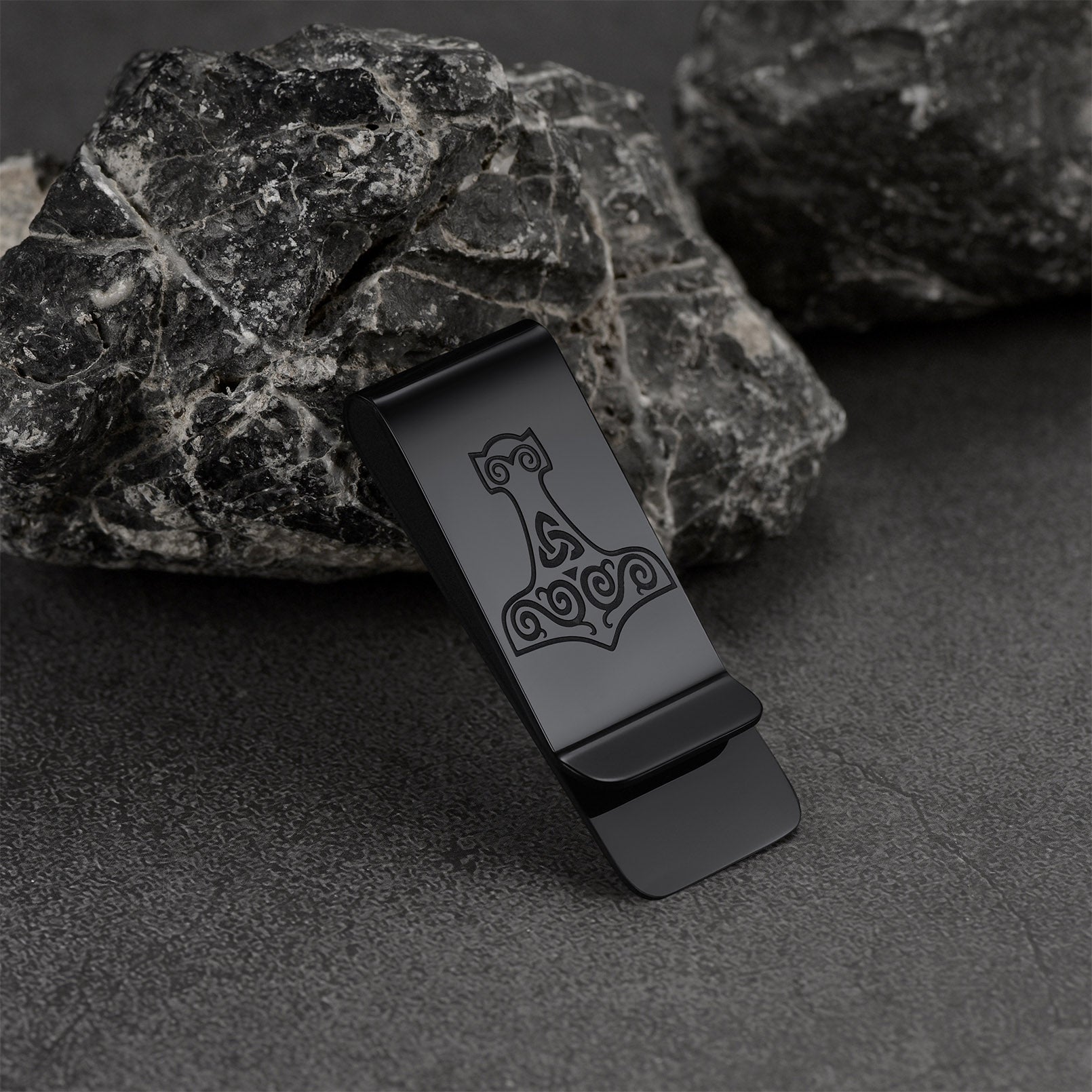 Viking Thor's Hammer Money Clip Classic Slim Wallets