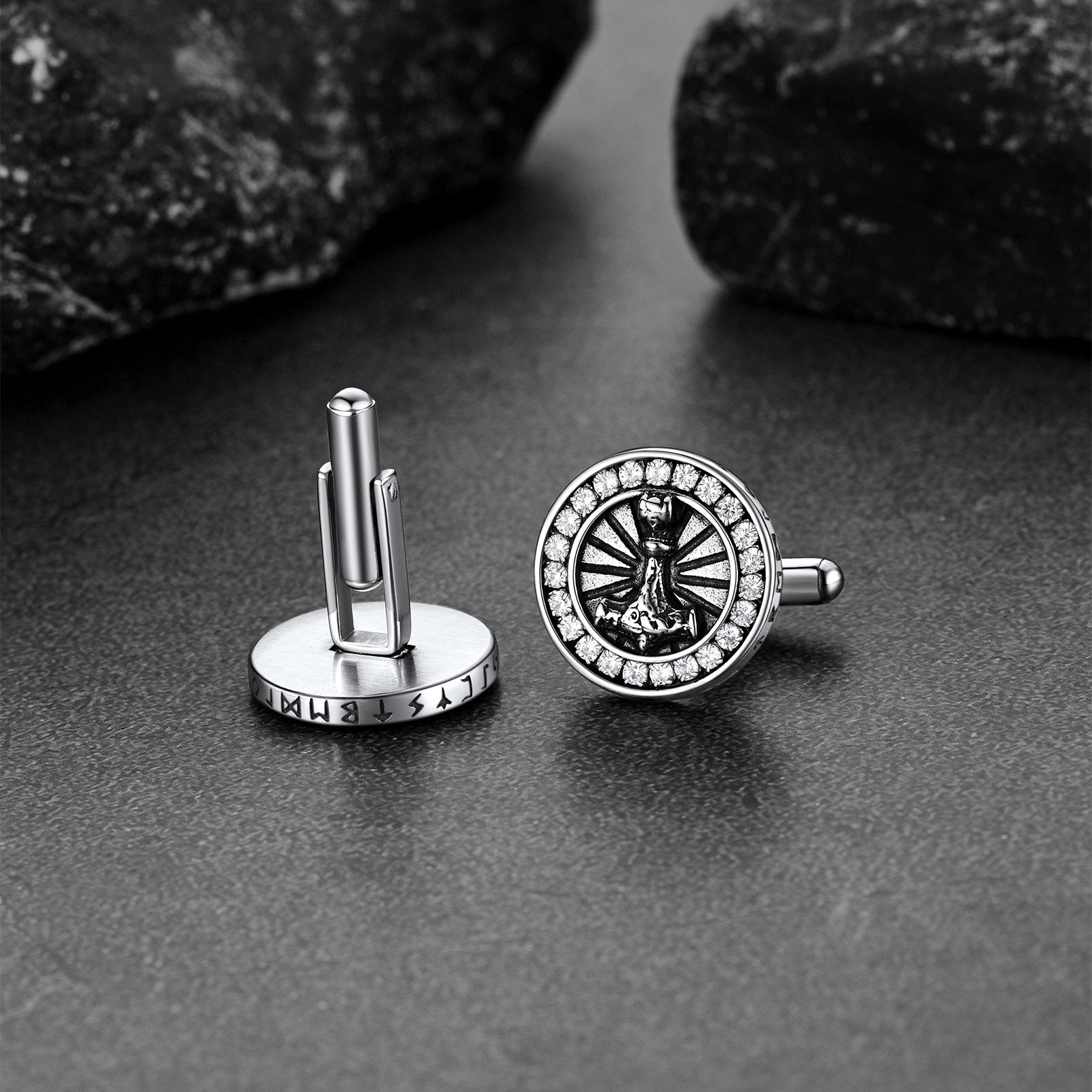 Viking Thor's Hammer Shirt Cuff Links Mens Cufflinks