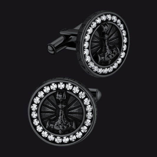 Viking Thor's Hammer Shirt Cuff Links Mens Cufflinksimg