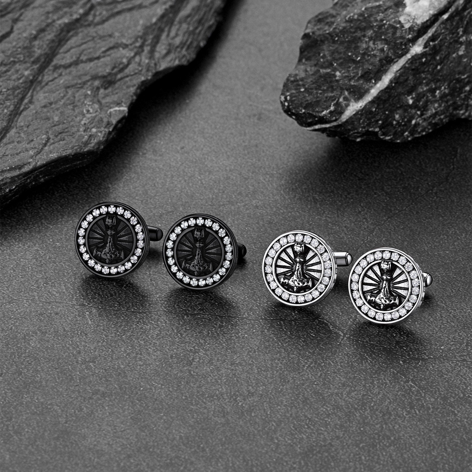 Viking Thor's Hammer Shirt Cuff Links Mens Cufflinks