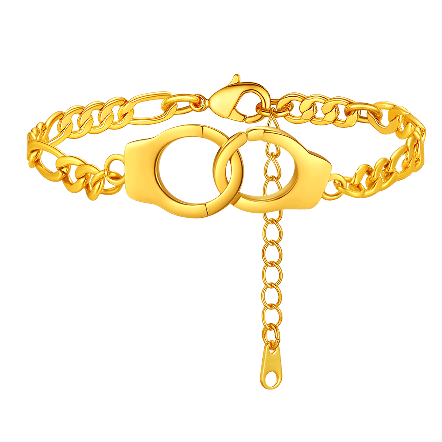 Trendy Handcuffs Design Chain Ankle Bracelet For Women