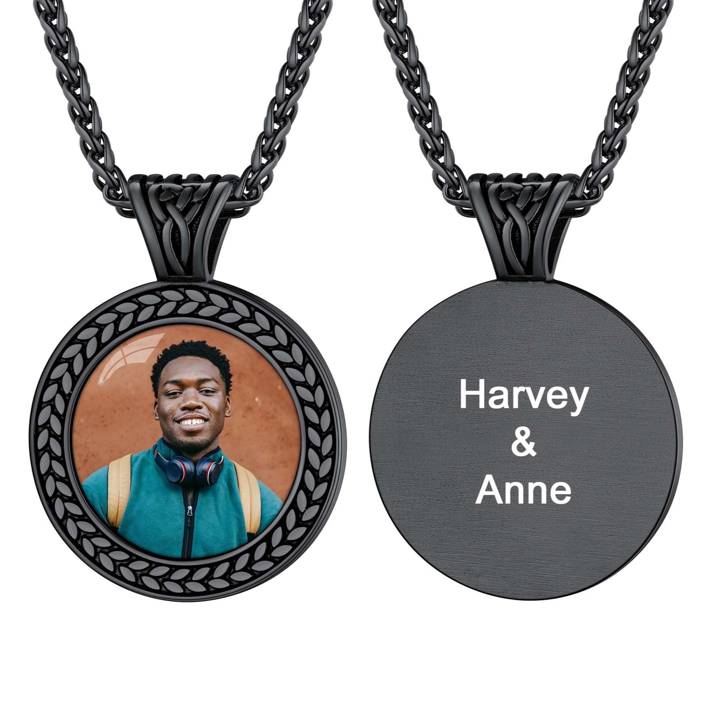 Personalized Memorial Picture Necklace Pendant with Photo FaithHeart