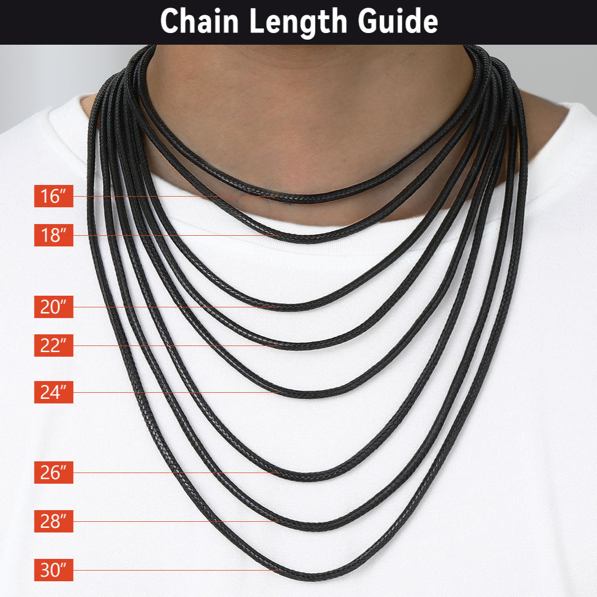 Wax Rope Necklace Chain Guide
