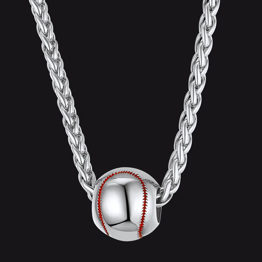 FaithHeart Trendy 3D Baseball Pendant Sport Necklace FaithHeartimg