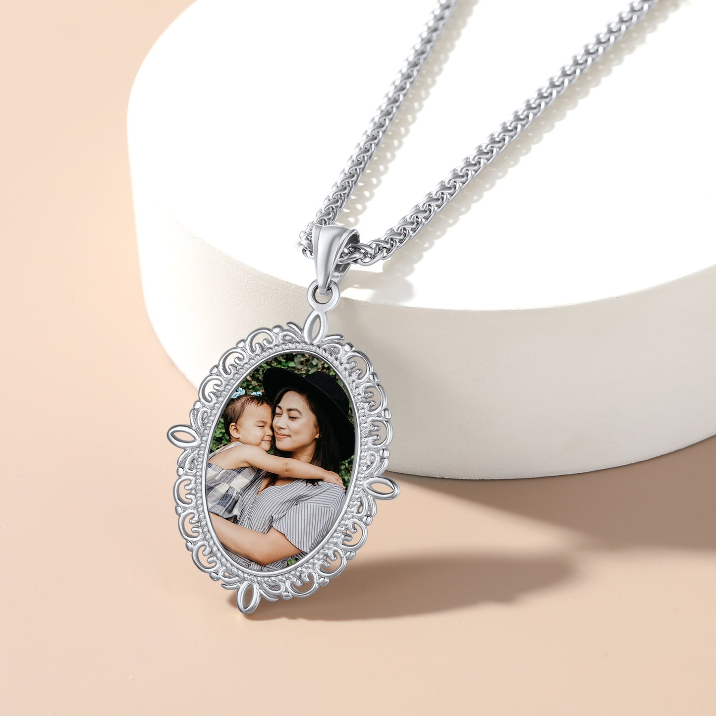 Personalized Photo Necklace with Custom Photo