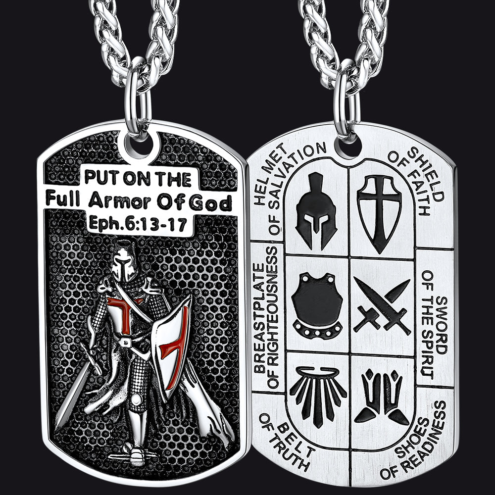 Knights Templar Dog Tag Necklace