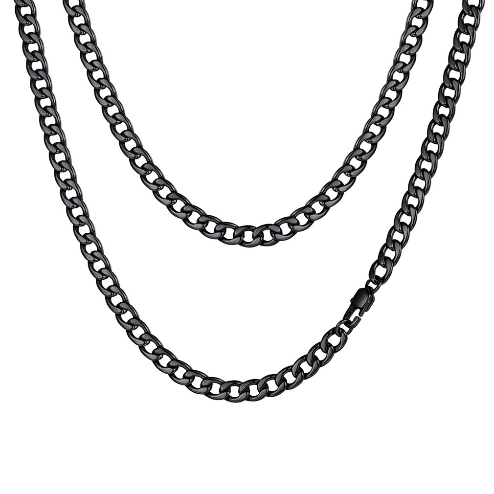 FaithHeart Sturdy Cuban Chain Necklace For Men FaithHeart