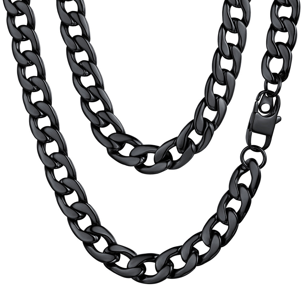 FaithHeart Sturdy Cuban Chain Necklace For Men FaithHeart