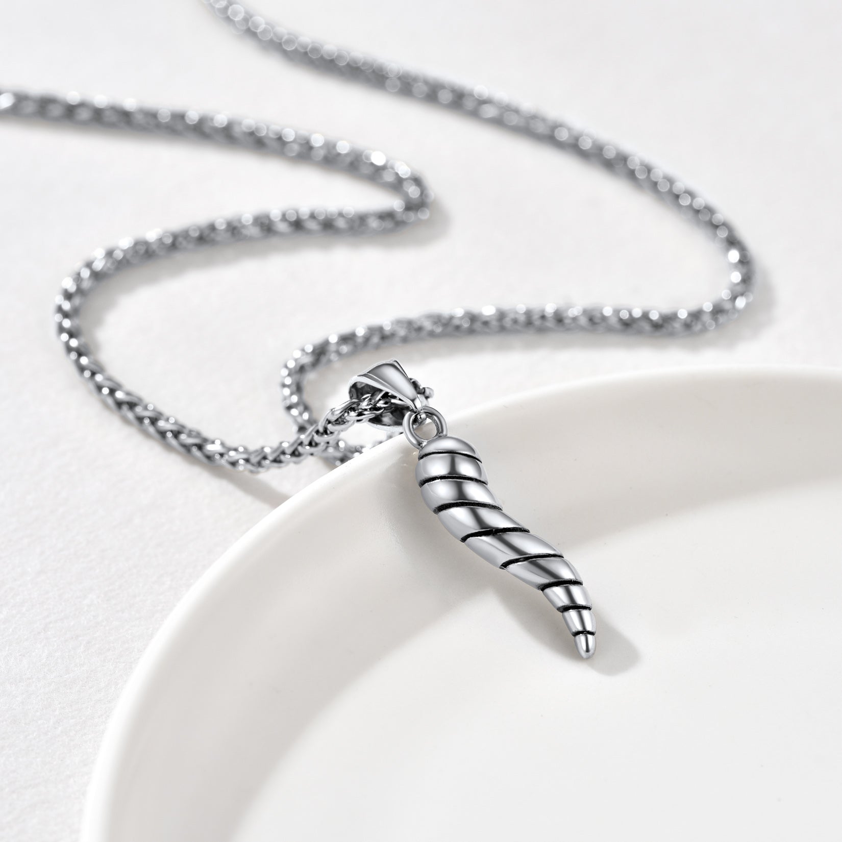 FaithHeart Italian Horn Pendant Necklace Cornicello Amulet Talisman FaithHeart