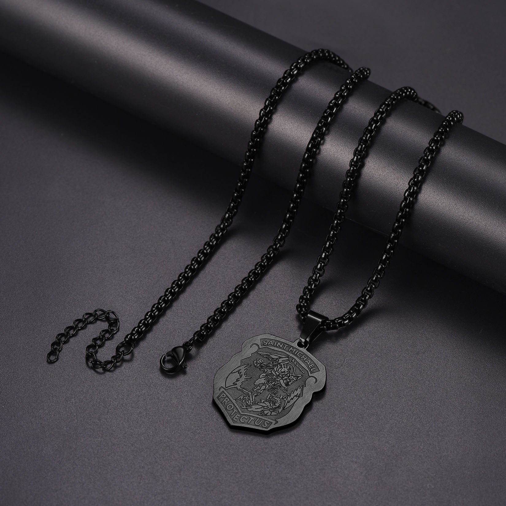FaithHeart The Archangel St. Michael Necklace Medal Shield Pendant FaithHeart