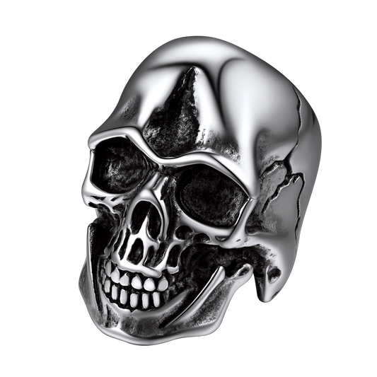 FaithHeart Gothic Biker Skull Ring For Men FaithHeartimg