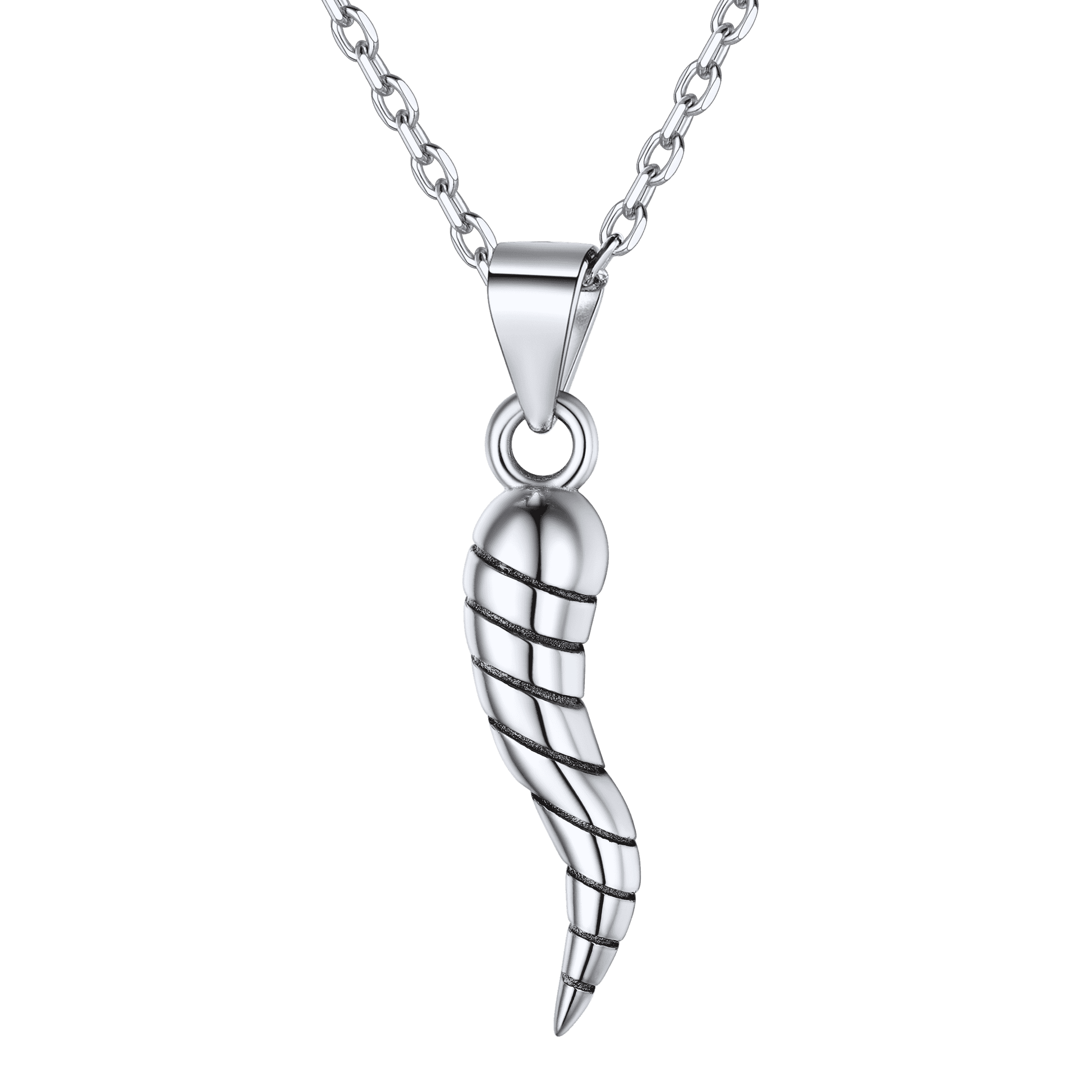 FaithHeart Italian Horn Pendant Necklace Cornicello Amulet Talisman FaithHeart