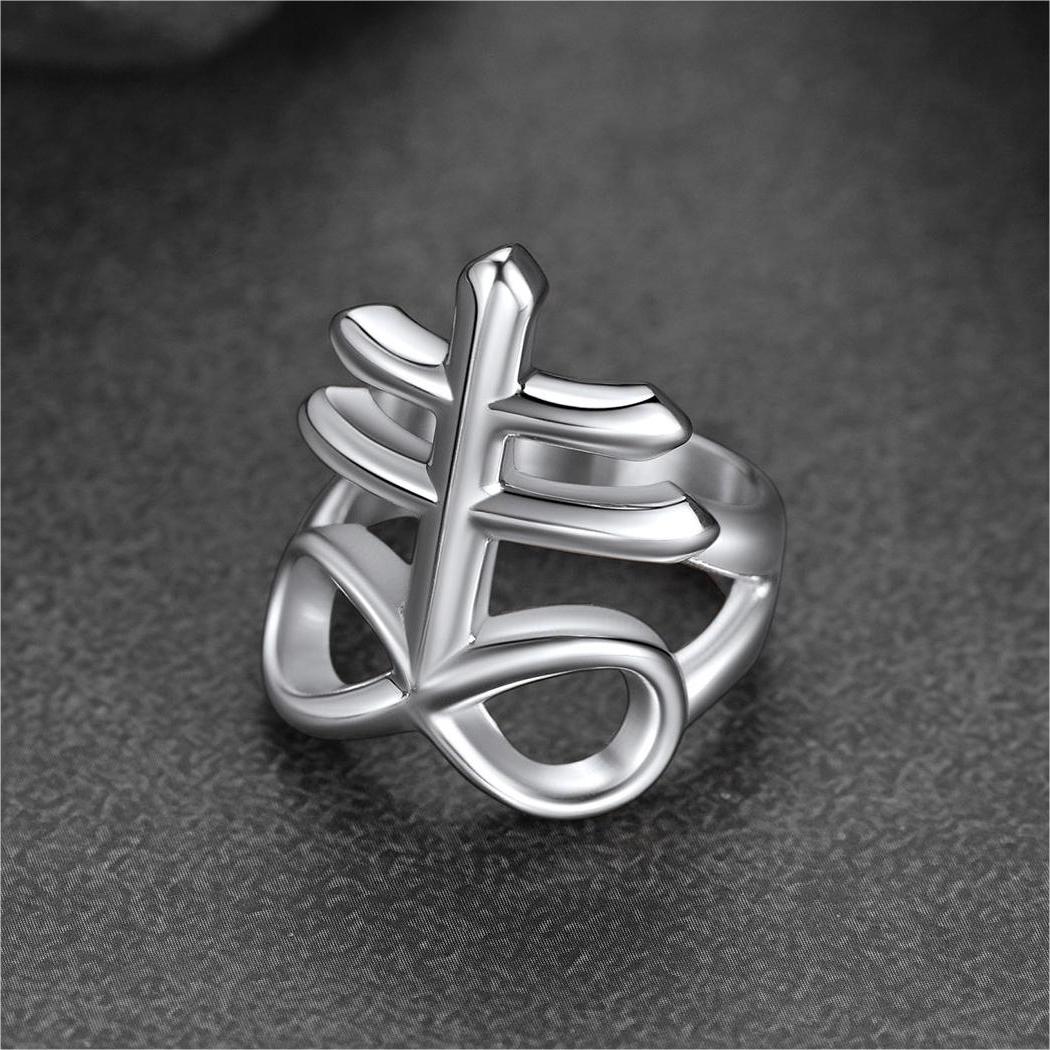 FaithHeart Satanic Leviathan Cross Ring For Men FaithHeart