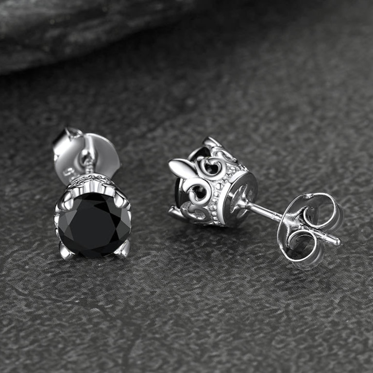 FaithHeart Moissanite Stud Earrings S925 Sterling Silver Round Cut FaithHeart