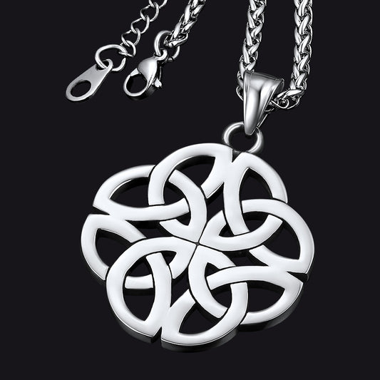 FaithHeart Viking Irish Celtic Knot Necklace For Men FaithHeartimg