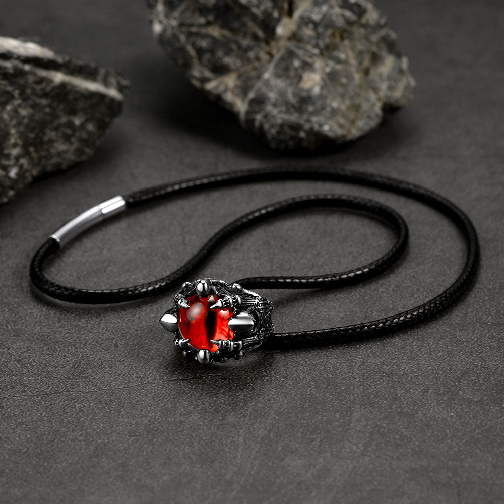 FaithHeart Biker Eye of Sauron Ring Dragon Claw Ring For Men FaithHeart