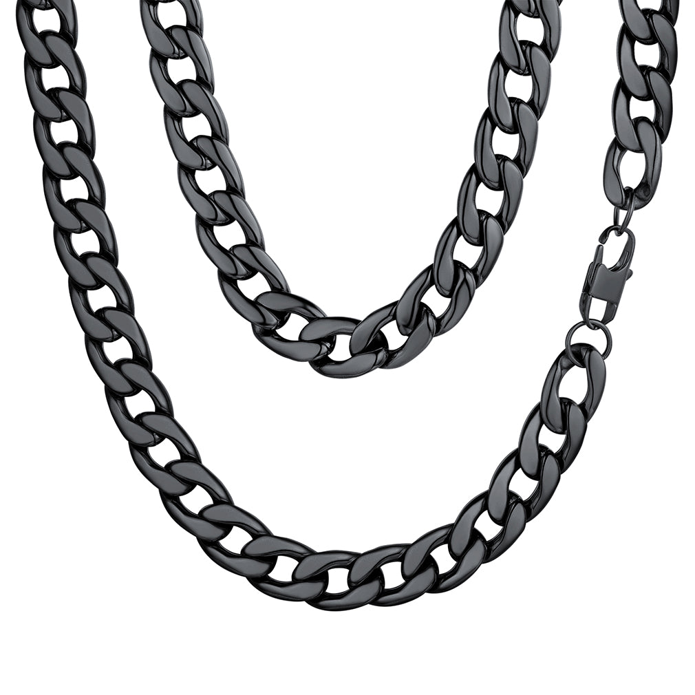 FaithHeart Sturdy Cuban Chain Necklace For Men FaithHeart