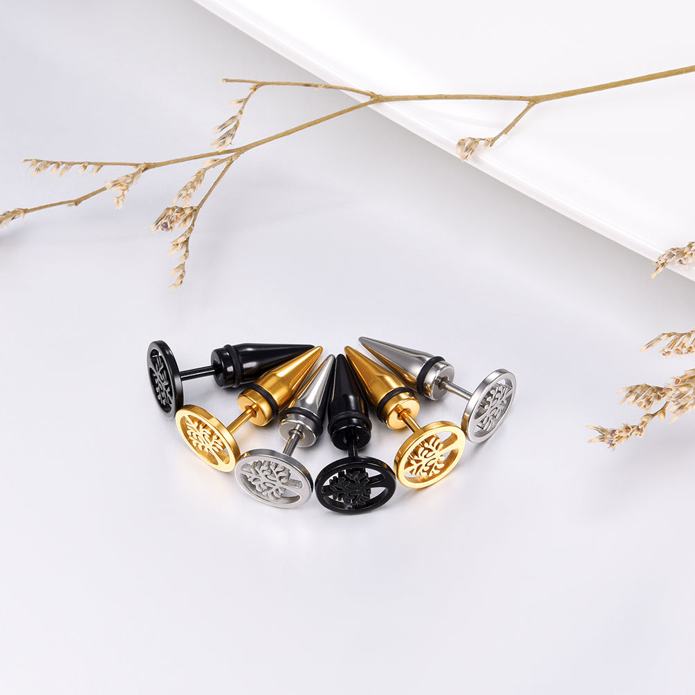 FaithHeart Tree of Life Stud Earrings Set of 3 FaithHeart