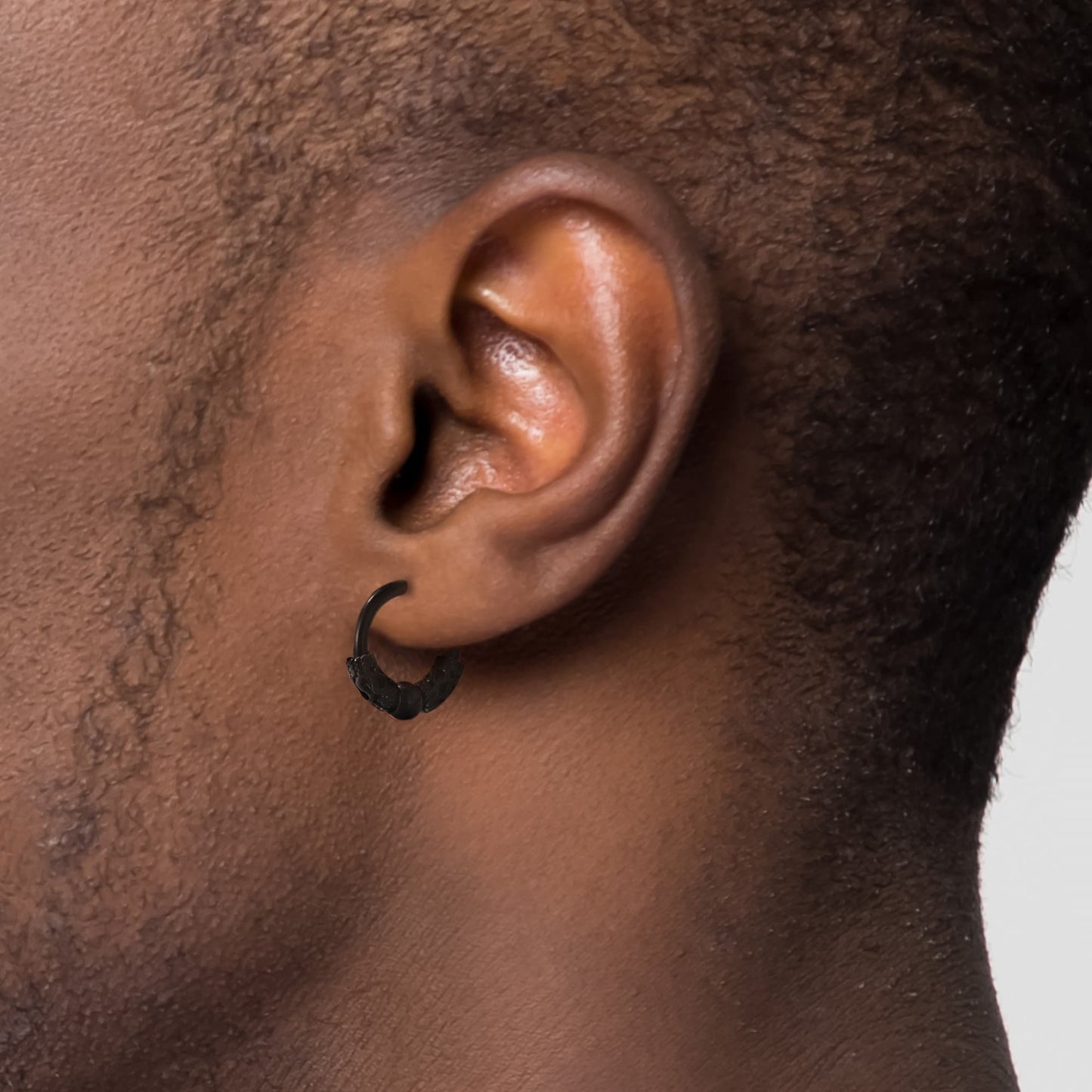 FaithHeart Hip Hop Dragon Totem Hoop Earrings For Men FaithHeart