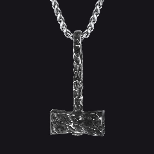 FaithHeart Viking Mjolnir Thor's Hammer Necklace Pendant For Men FaithHeartimg