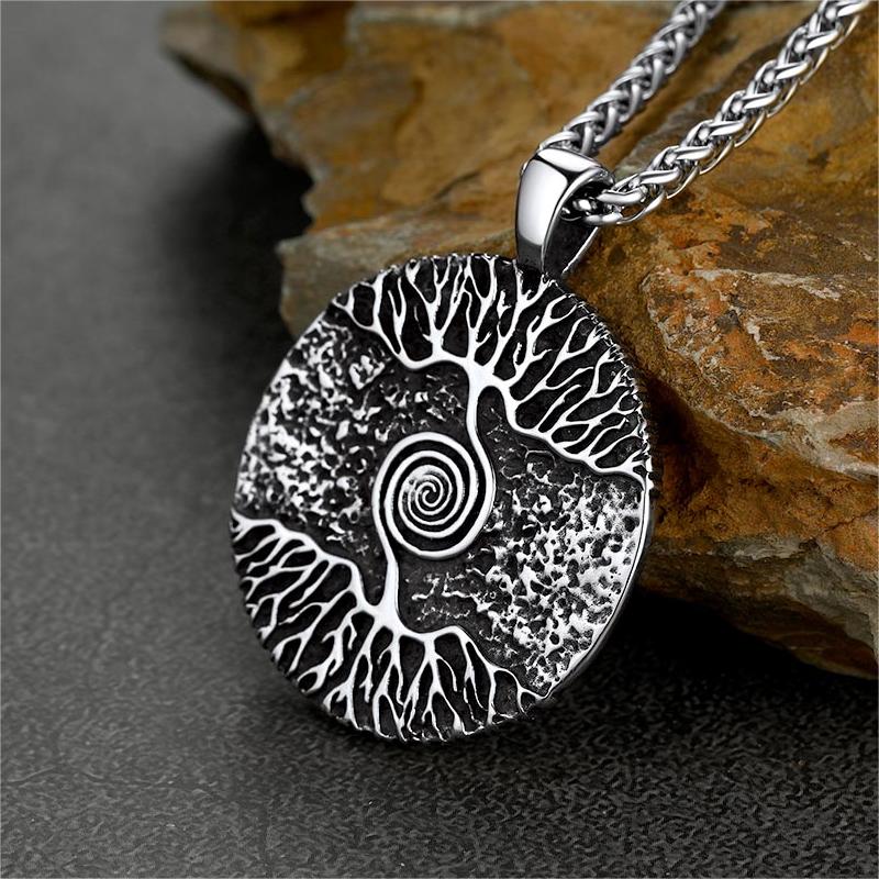 FaithHeart Viking Tree of Life Pendant Necklace for Men FaithHeart