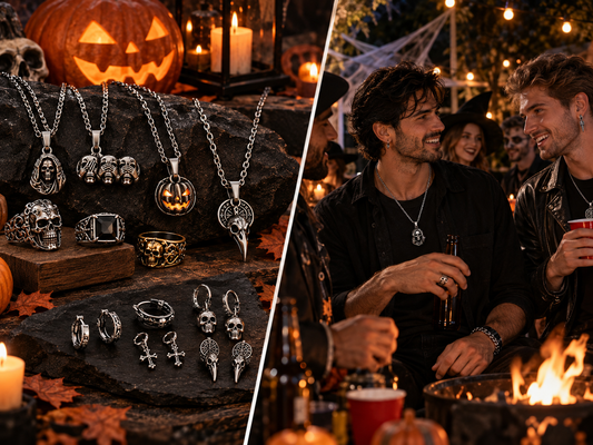 Halloween Jewelry for Men: Party Looks, Gothic Style & Gift Ideas