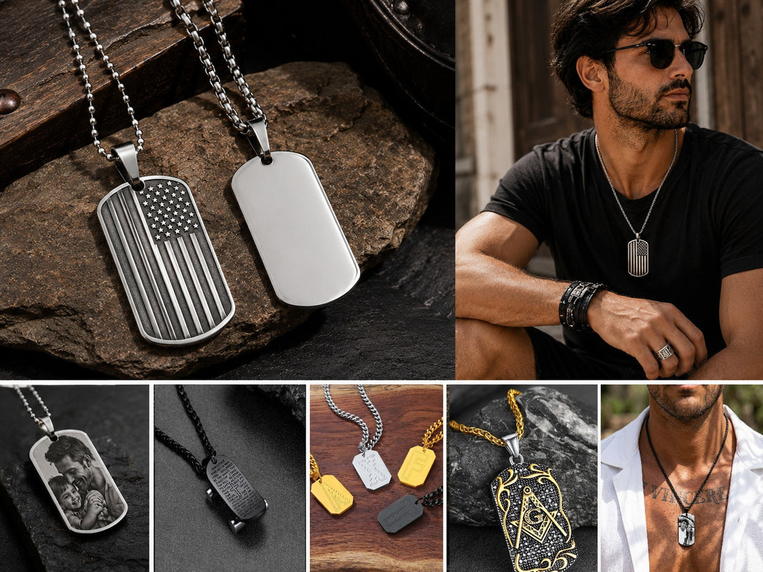 Men's Dog Tag Necklace