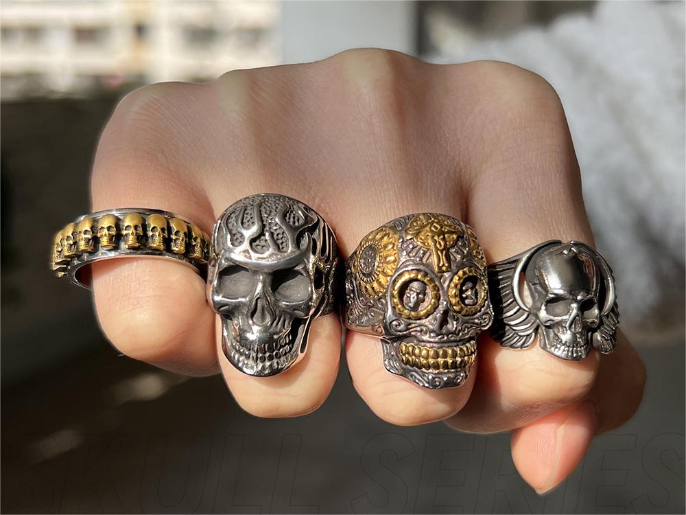 Skull Rings For Bikers: What Do They Actually Mean? – FaithHeart Jewelry