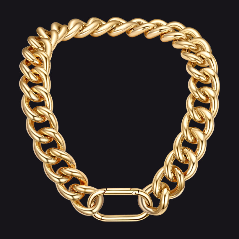 Chunky Miami Cuban Link Chain Choker – 23MM Width