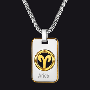 Faithheart 12 Constellation Horoscope Custom Necklace for Men Women