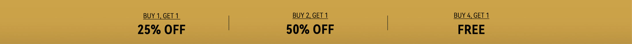 Buy 2 Get 1 50% OFF