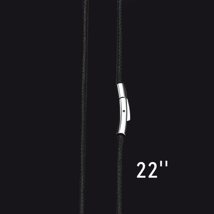 Braided Leather Cord Chain Necklace for Men 2MM/3MM FH Jewelry