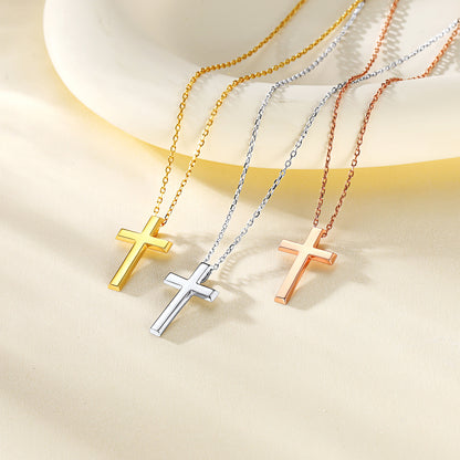  Cross Necklace Dainty Christian Faith Pendant for Women