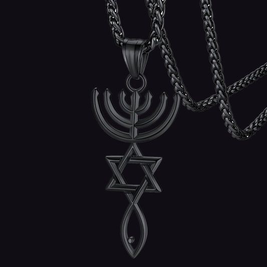FaithHeart Messianic Seal Star of David Necklace Pendants FaithHeartimg
