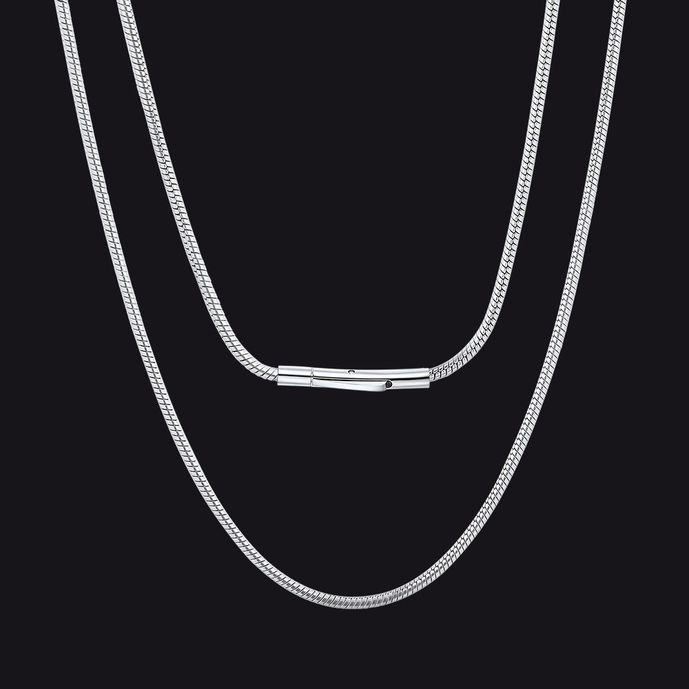 2mm Thin Chain Necklace for Men Women, 16"-30"img