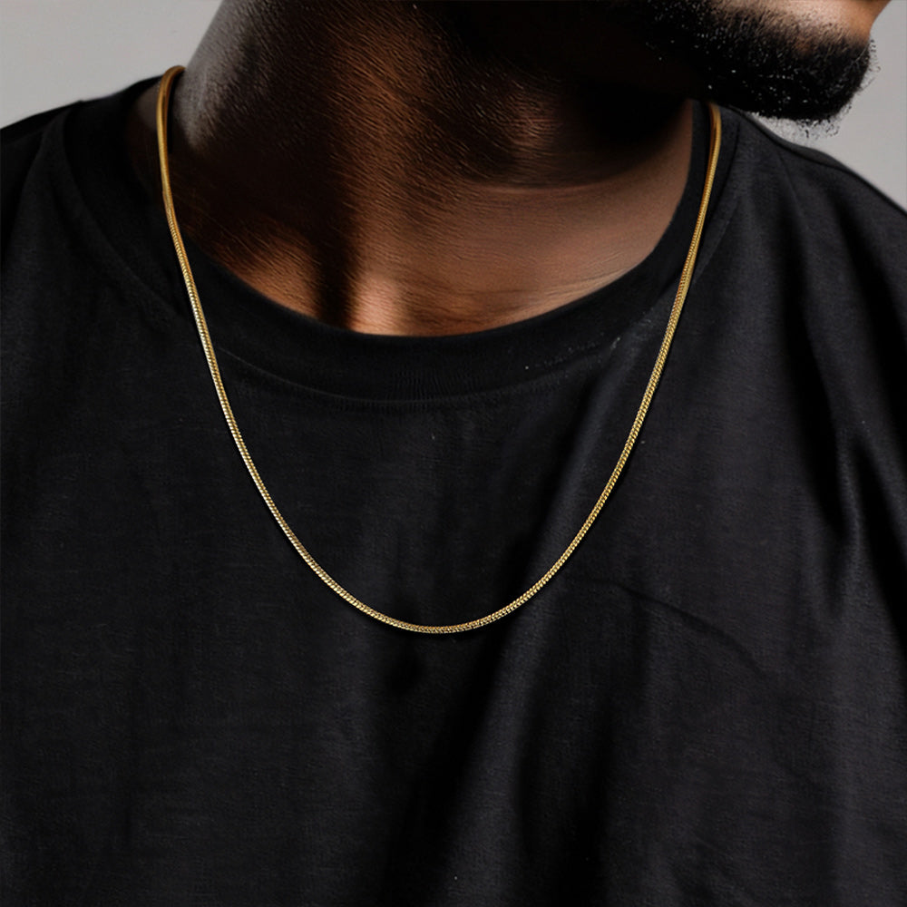 2mm Thin Chain Necklace for Men Women, 16"-30"