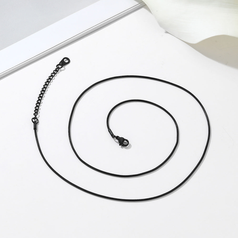 Snake Chain Necklace 2mm Thin Links for Women Men