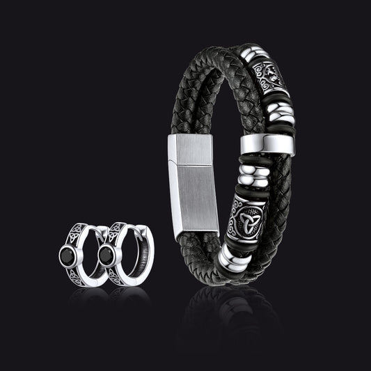 FaithHeart Viking Celtic Knot Black Jewelry FaithHeart Jewelry