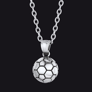 Soccer Pendant Necklace for Sport Fans and Player
